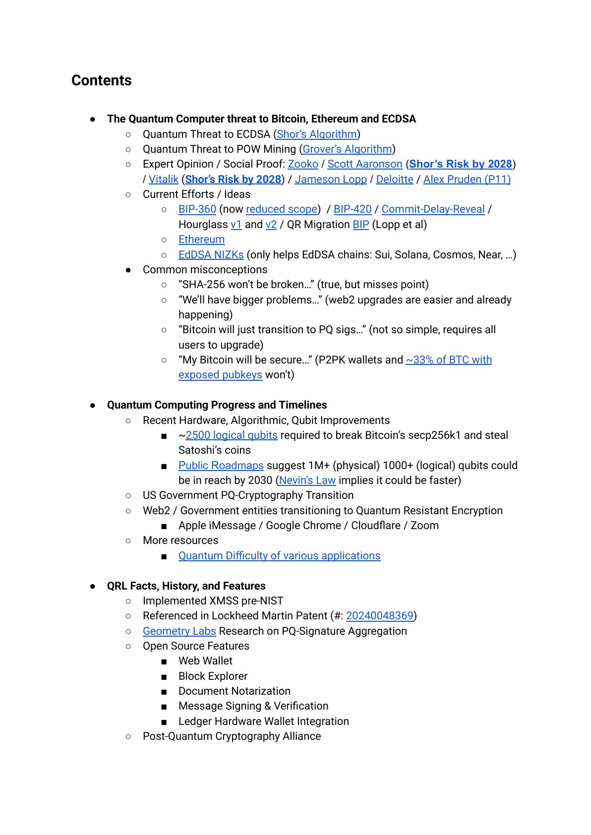 Quantum Computing and Bitcoin report, page 3 of 13